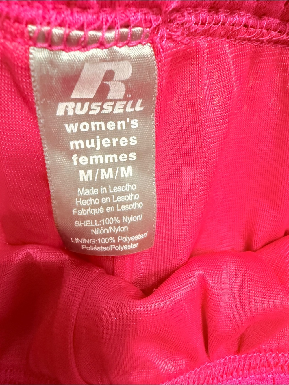 Russell Athletic Vibrant Pink Mesh Athletic Shorts - Picture 8 of 8